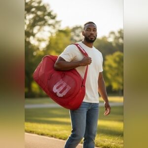 WILSON Sporting Goods 3 Pack Tennis Bag, Red/White